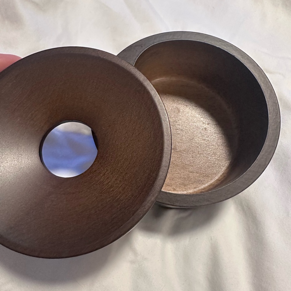 Modern Wooden Coin Bank / Solid Wood Coin Box – Minimalist Design
